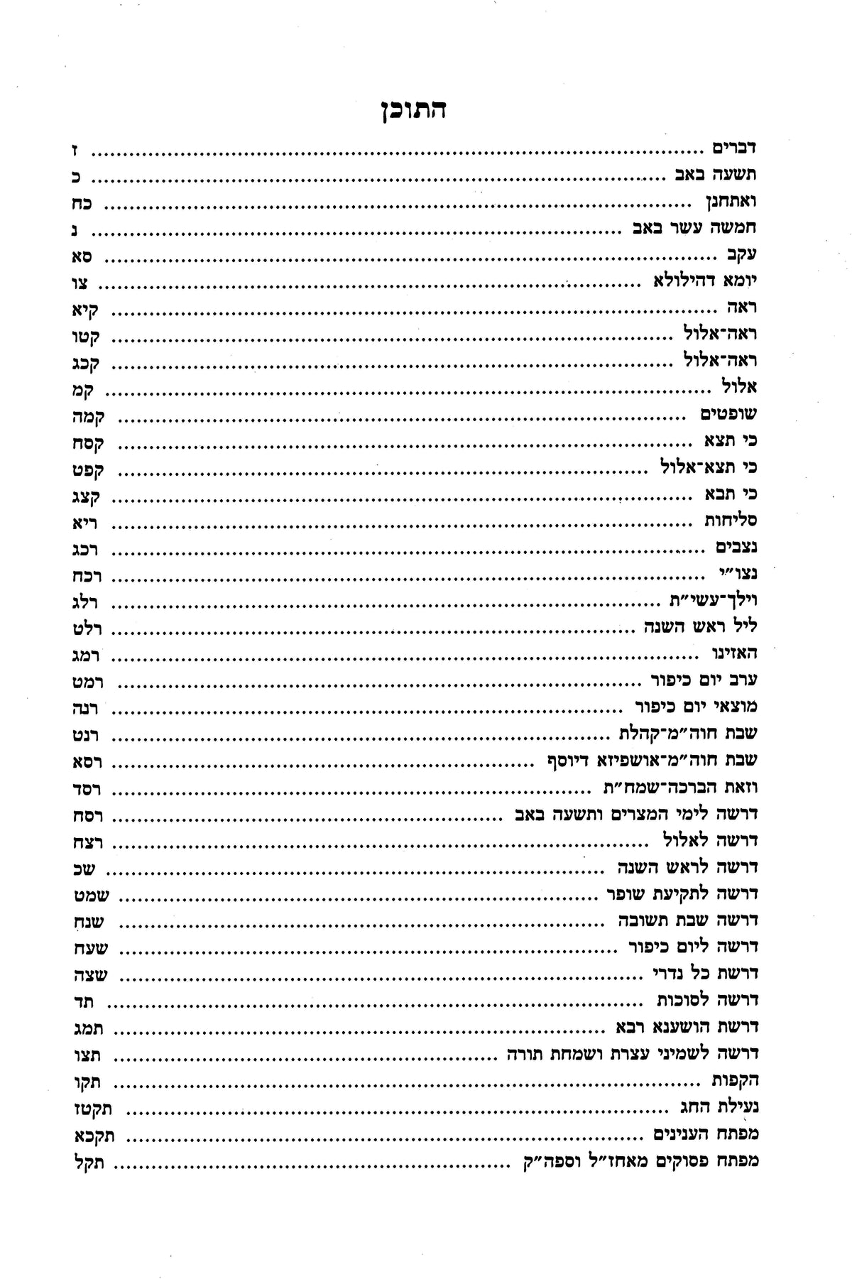 Metar Hashomayim Devorim Moadim מטר השמים דברים מועדים